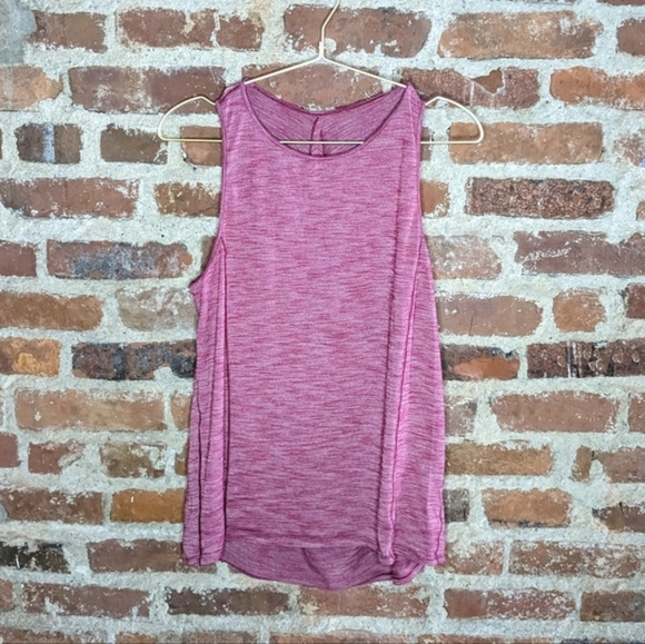 Lululemon‎ Small Pink Low Key Tank Open Back - Picture 1 of 8